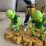 Vegeta And Saibaiman From Dragon Ball Z Figure Statue