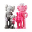 KAWS Family Vinyl Figure 31cm 12.20inches Grey Pink
