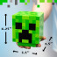 Paladone Minecraft Charged Creeper Light with Creeper Sounds Desk Light Nightlight