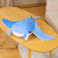 Mantay Ray Soft Stuffed Plush Multiple Sizes Blue