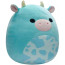 Squishmallows Tuluck the Blue Cow Plush Toy 20cm 7.87inches