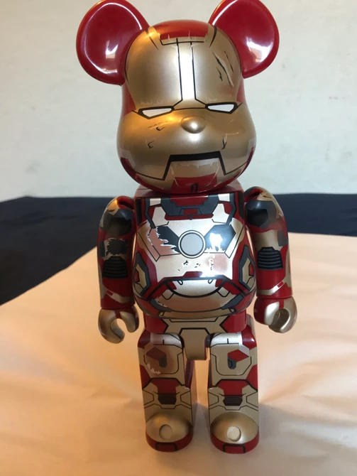 Damaged Ironman 400% Bearbrick Figure
