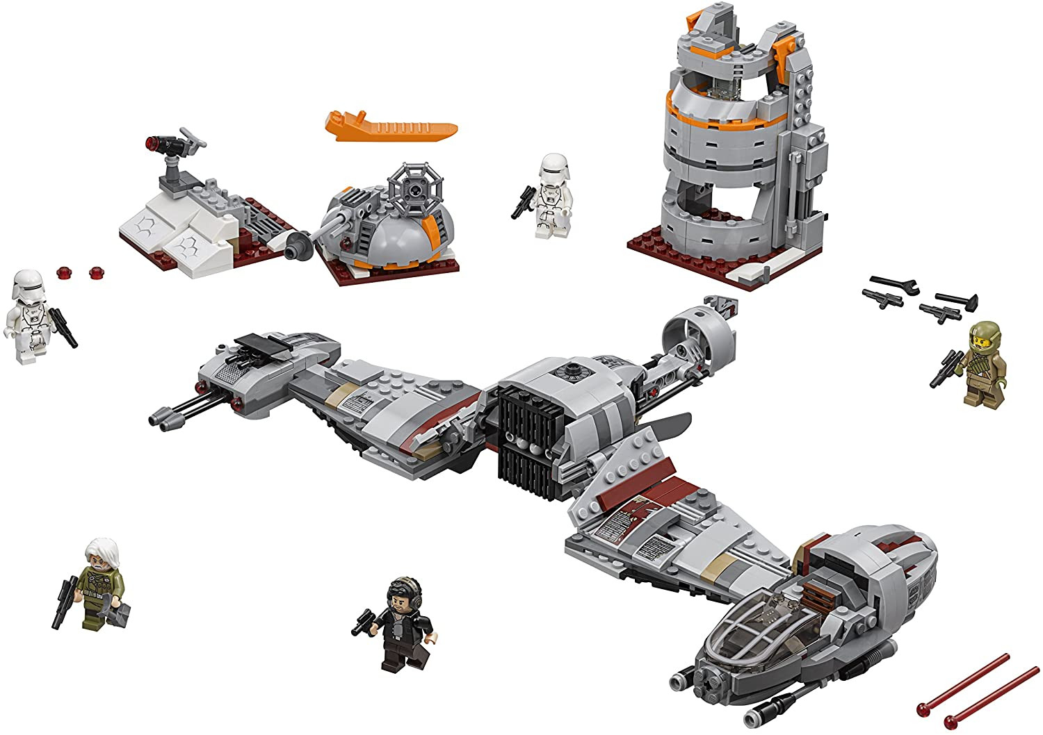 Star Wars: The Last Jedi Defense of Crait 75202 Brick Building Kit