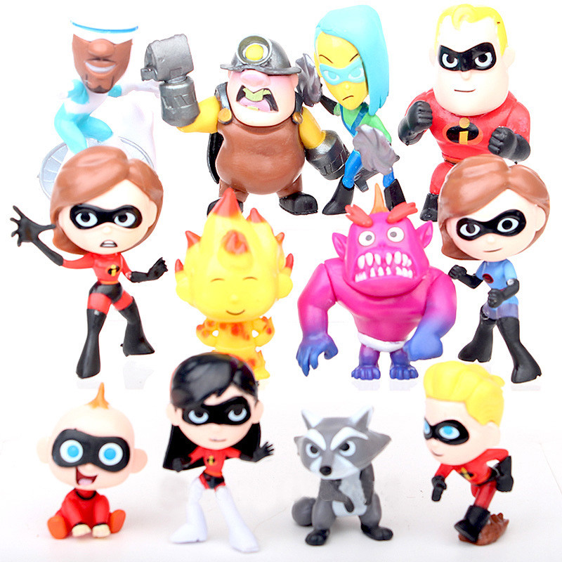The Incredibles 12 Piece Figure Set
