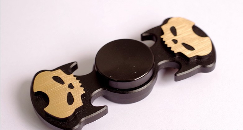 Metal Skull End Fidget Spinner