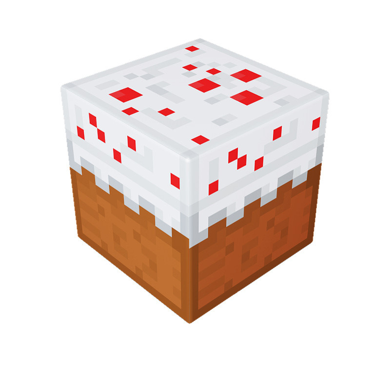 Minecraft Magnetic Cake Blocks Kit Toy 3 Pcs Set