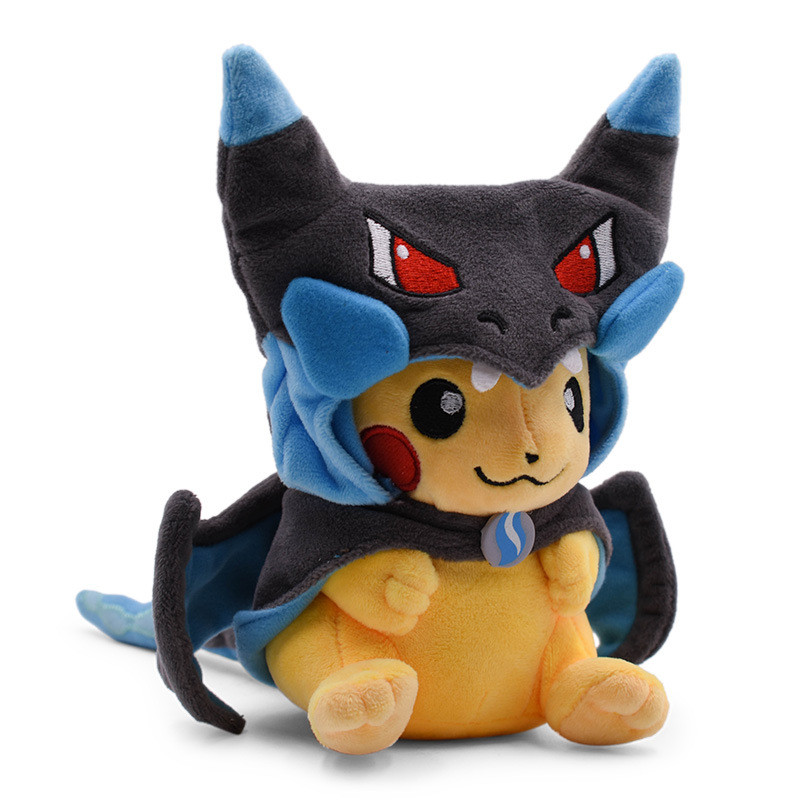 Pikachi X Charizard Mega X From Pokemon Plush Toy