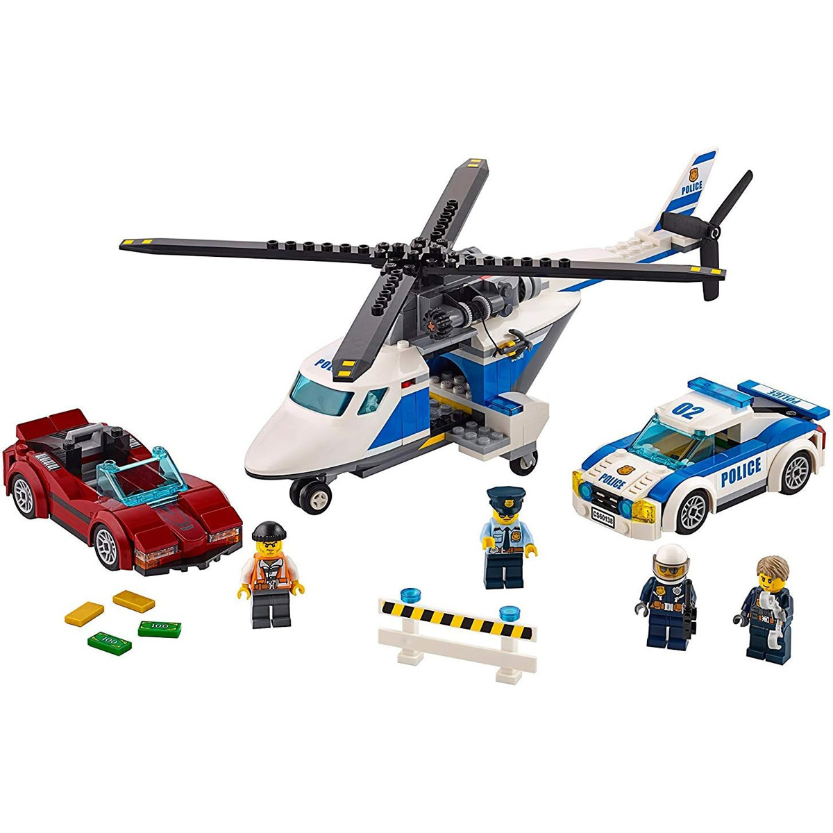 City High-speed Chase 60138 Brick Building Kit