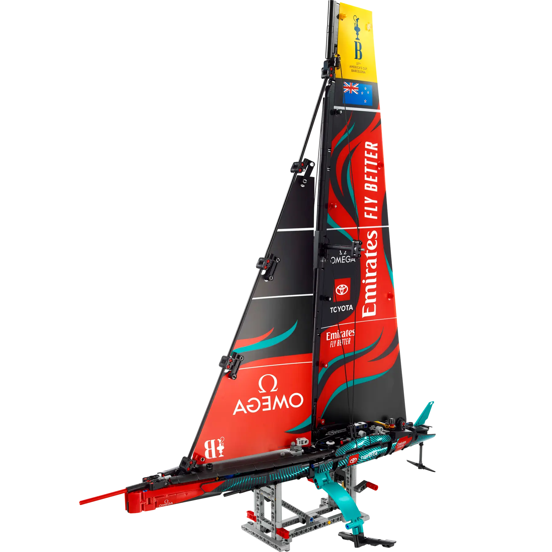Technic Emirates Team New Zealand AC75 Yacht 42174 Brick Building Kit