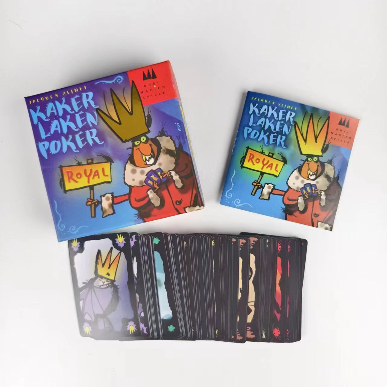 Kakerlakenpoker Royal (Cockroach Poker Royal): Party Bluffing Card Game | Multi Languages EN FR NL LA