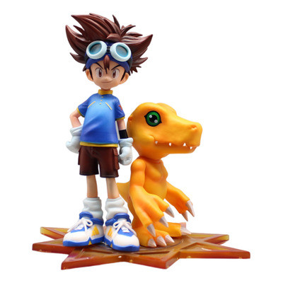 Digimon Taichi Yagami & Agumon Figure Statue 16cm 6.3inches