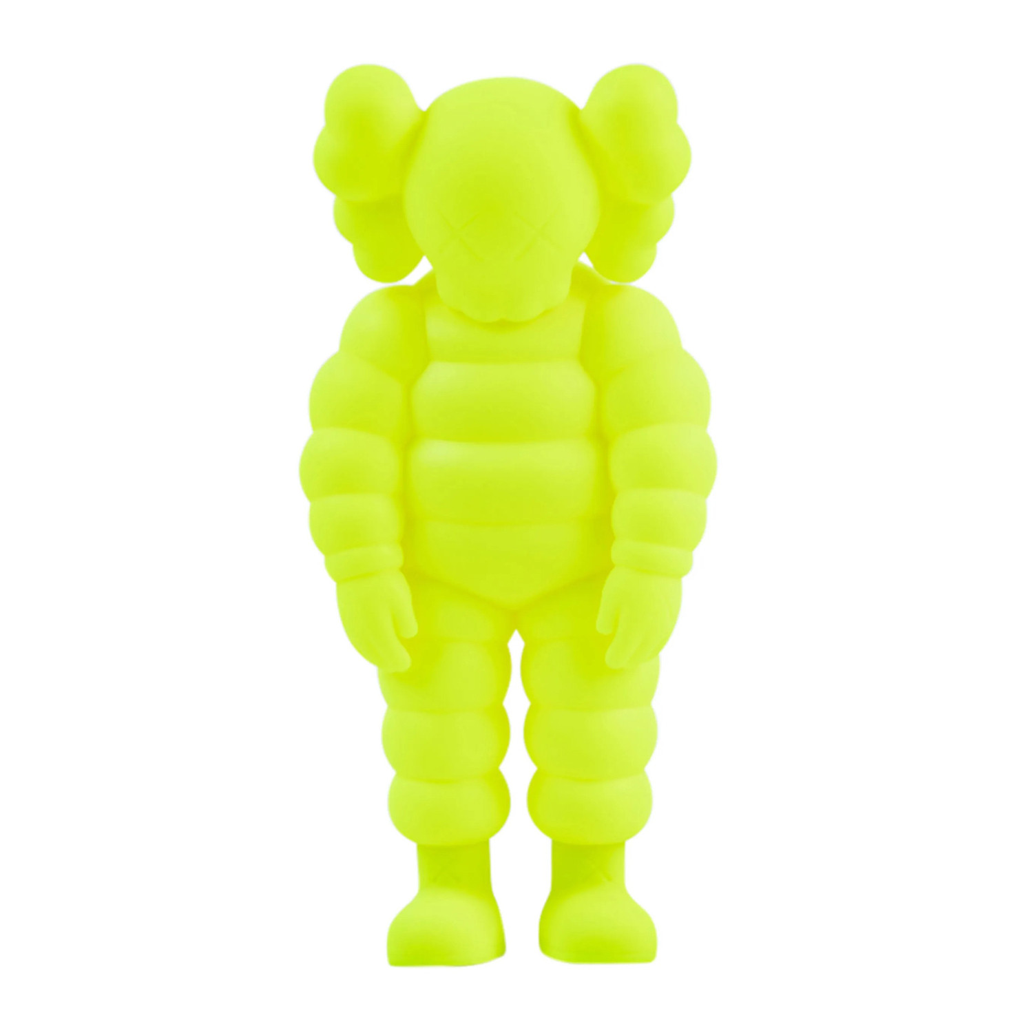 KAWS What Party Open Edition Vinyl Figure 28cm 11.02inches Yellow
