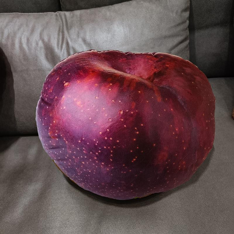 Realistic Fruit Plush Pillow 40cm 15.74inches Black Plum