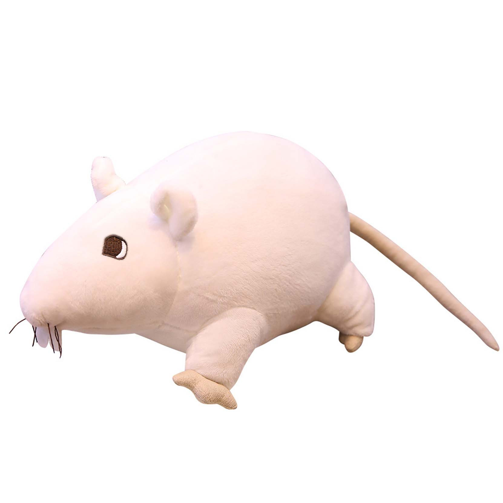 Gosig Ratta Rat White Plush Toy 20cm 7.9inches