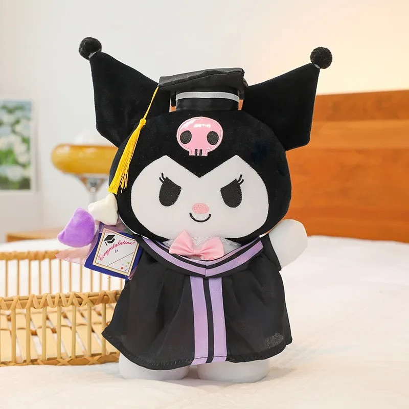 Kuromi Graduation Soft Stuffed Plush 30cm 11.81inches