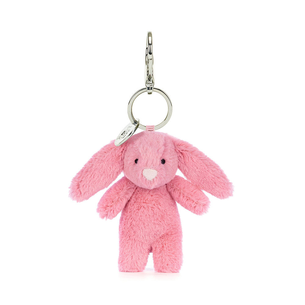 Jellycat Bashful Bunny Pink Bag Charm 8cm 3.14inches