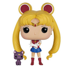 Funko POP Anime: Sailor Moon with Luna Action Figure