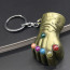 Thanos Infinity War Gauntlet Metal Keychain