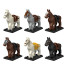 Armor Horse Middle Ages Brick Minifigure Custom Set 8 Pcs
