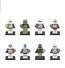 Star Wars Commander And Clone Trooper Brick Minifigure Custom Set 8 Pcs