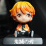 Demon Slayer Zenitsu Agatsuma Shaking Head Figure Car Decoration Accessories
