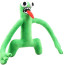 Green From Rainbow Friends Plush Toy