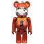 Bearbrick Daruma Red Plated 400% Figure 28cm 11.02inches