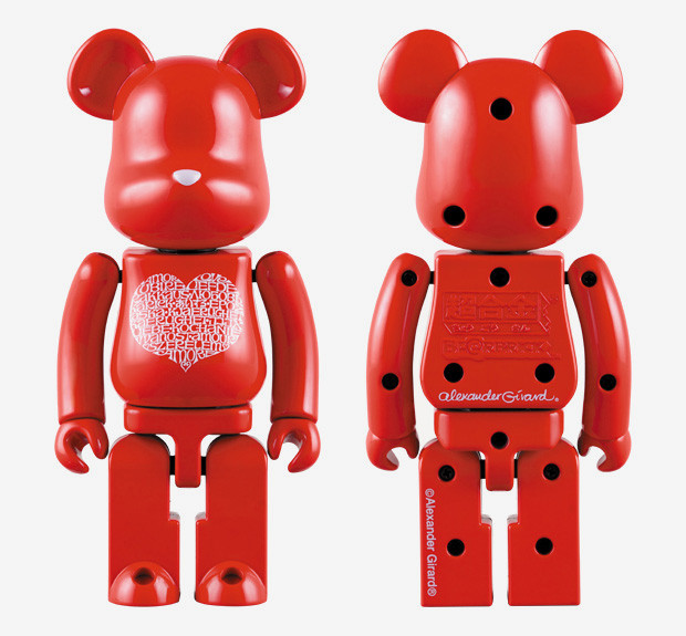 Bearbrick International Love Heart 400% Red