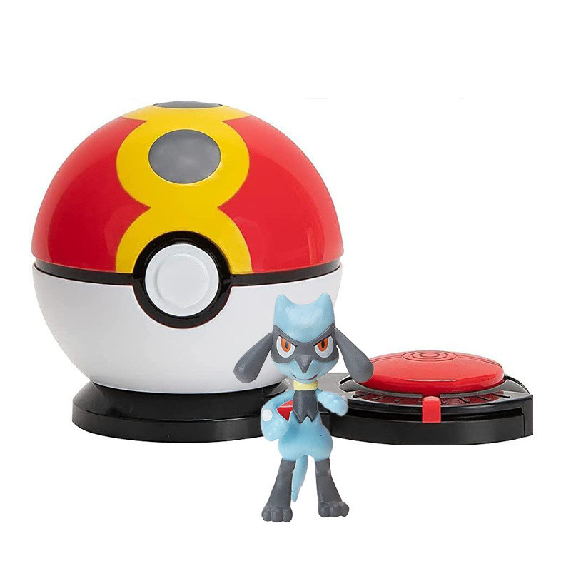 Pokemon Surprise Attack Game Lucario & Repeat Ball Figure Set
