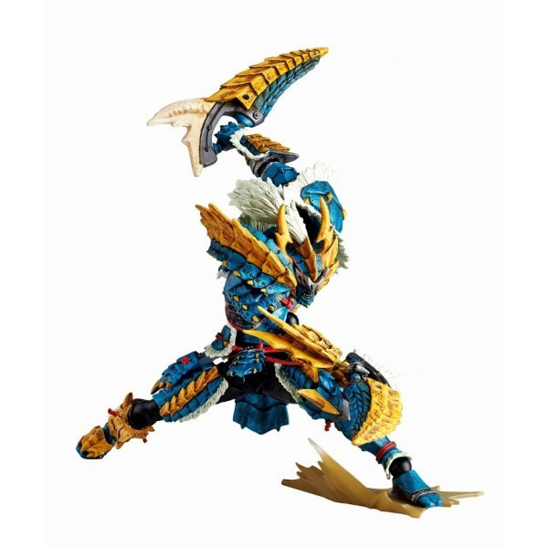 Amazing Yamaguchi Revoltech Monster Hunter Swordsman Zinogre Action Figure