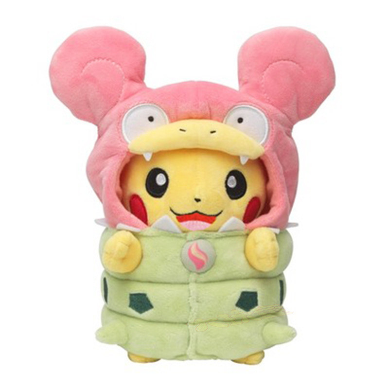 Pikachu X Slowking Open Mouth From Pokemon Plush Toy