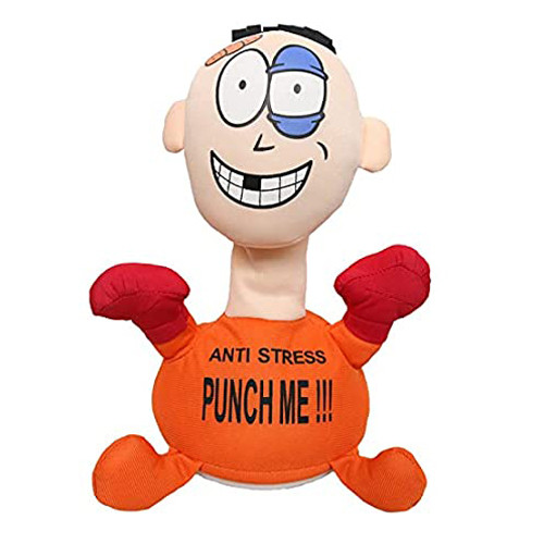 Punch Me Orange Plush Toy