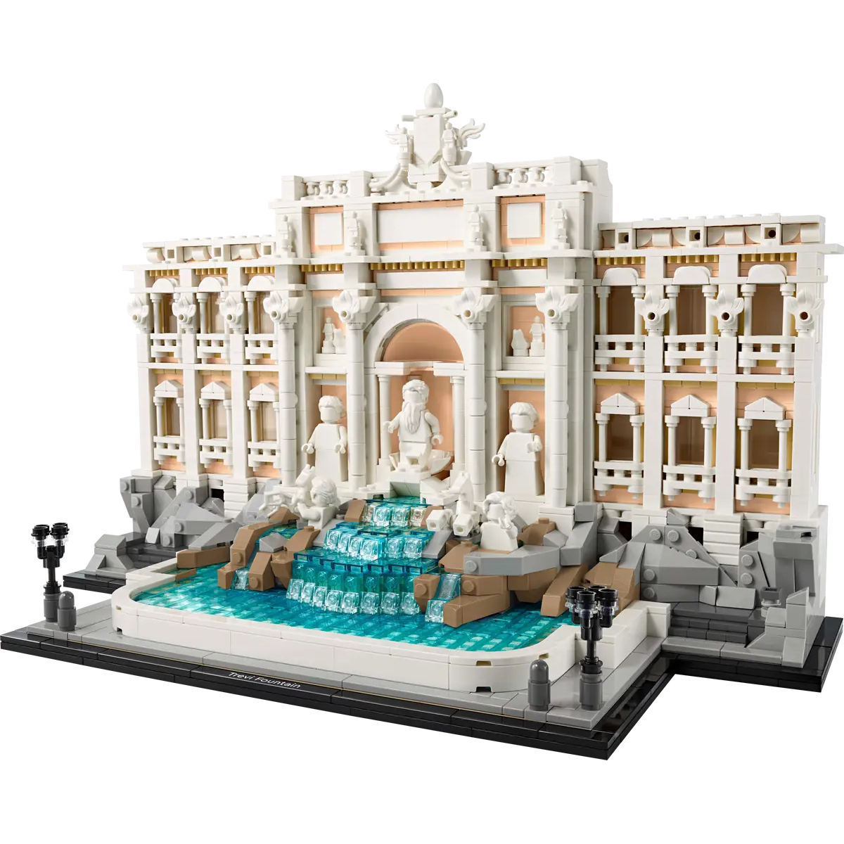 Architecture Trevi Fountain 21062 Brick Building Kit