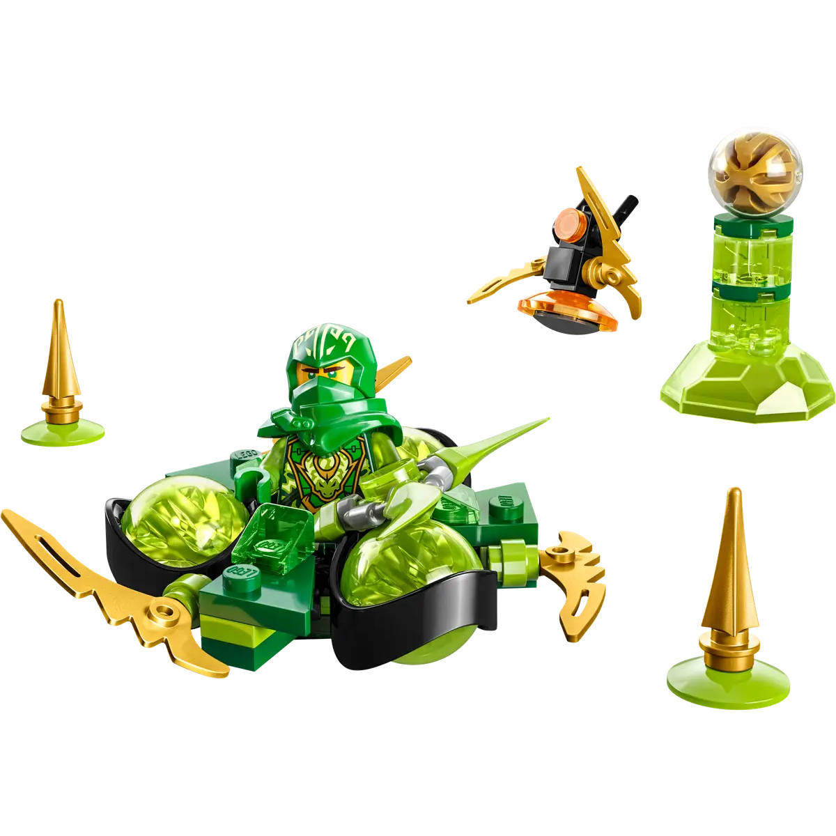 Ninjago Lloyd's Dragon Power Spinjitzu Spin 71779 Brick Building Kit