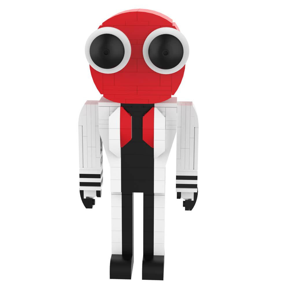 Rainbow Friends Red MOC Building Block Bricks 240 pcs