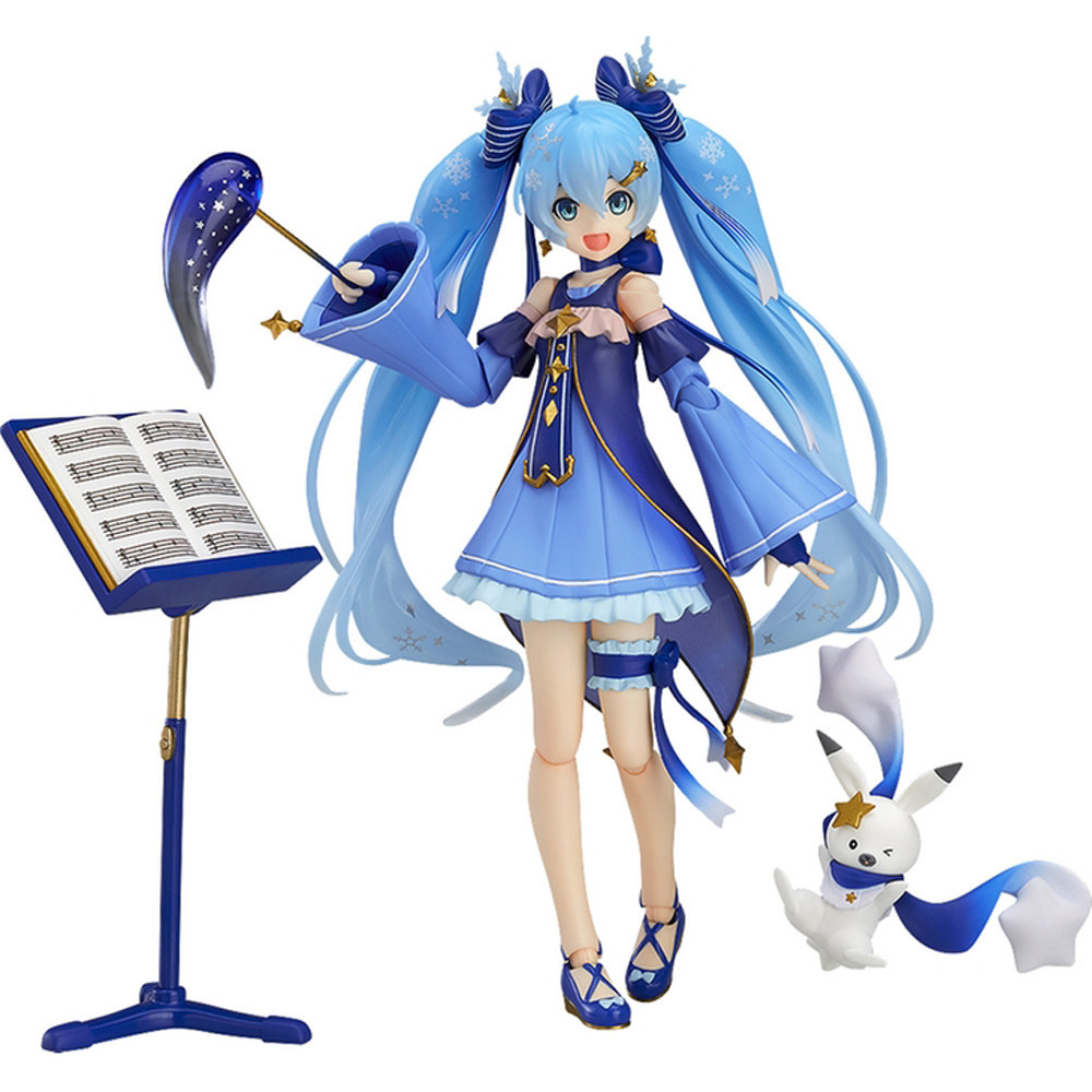 Max Factory Figma EX-037 Snow Miku Twinkle Snow Version Action Figure 14cm 5.5inches