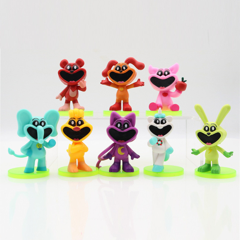 Smiling Critters Figures 9cm 3.5inches Box of 8 