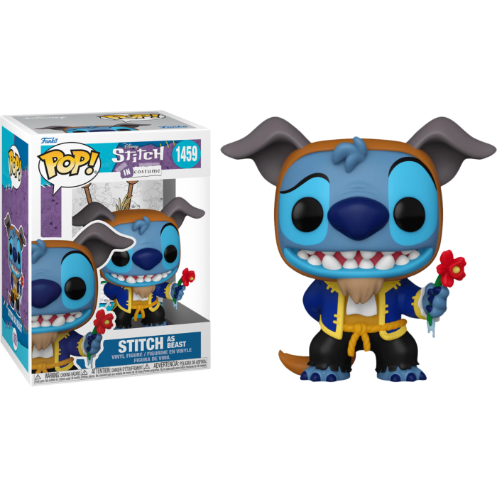 Funko Pop Stitch as Beast #1459 Vinyl Figure