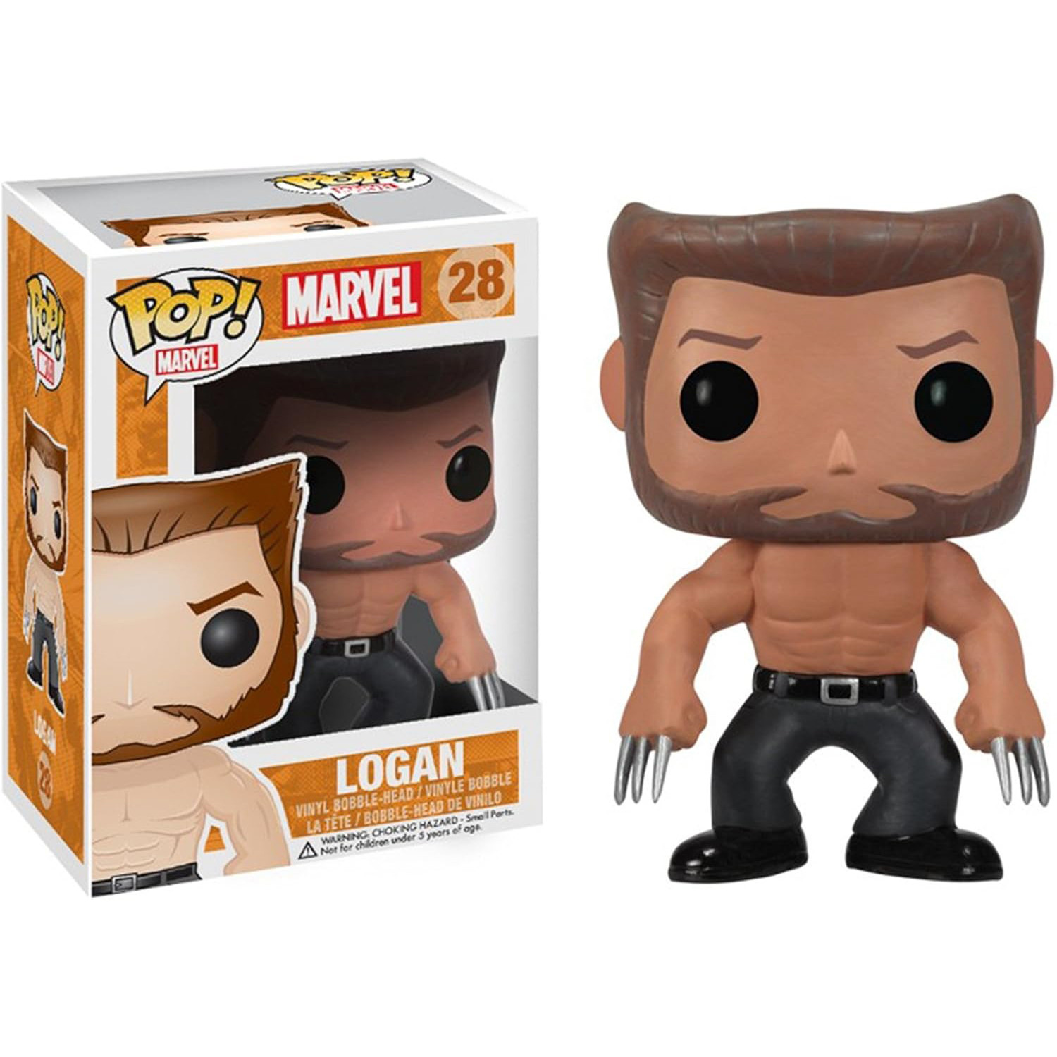 Funko Pop Wolverine Logan #28 Vinyl Figure - Marvel Collection