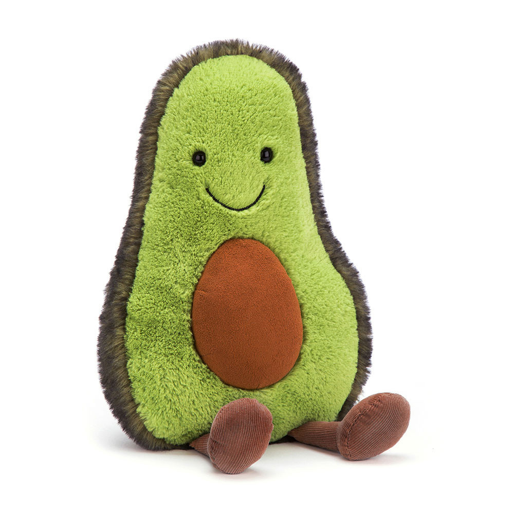 Jellycat Amuseables Avocado Small Soft Stuffed Plush 20cm 7.87inches
