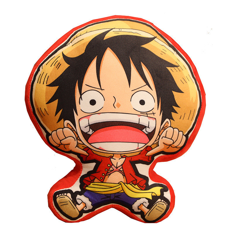 One Piece Luffy Soft Stuffed Plush Pillow Multiple Sizes