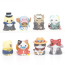 One Piece Cat Cosplay 8pc Figure Set