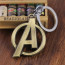 Captain America A Logo Metal Keychain