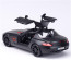 Mercedes-Benz SLS AMG Black 1:18 Die-cast Alloy Four-Wheel Suspension Toy Car Model