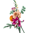 The Botanical Collection Pretty Pink Flower Bouquet 10342 Brick Building Kit