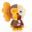 KAWS Bape Dissected Baby Milo Vinyl Figure 18cm 7.08inches Brown