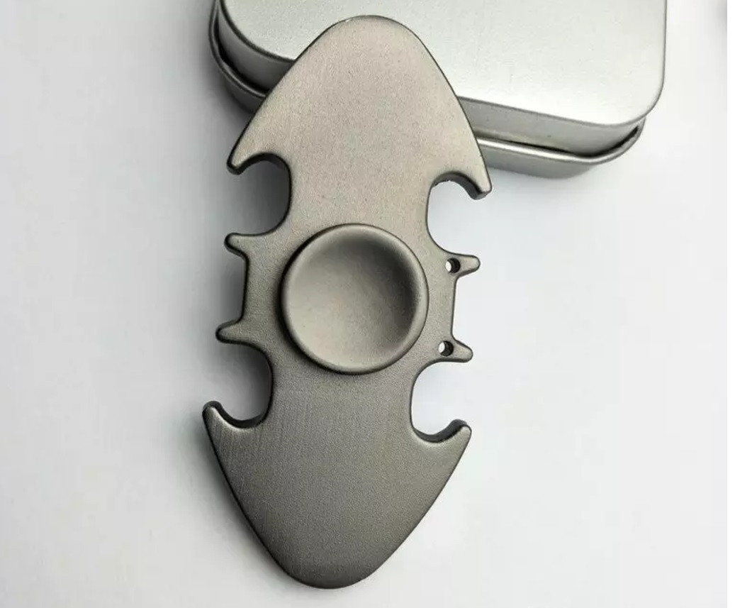 Solid Metal Batman Shaped Fidget Spinner