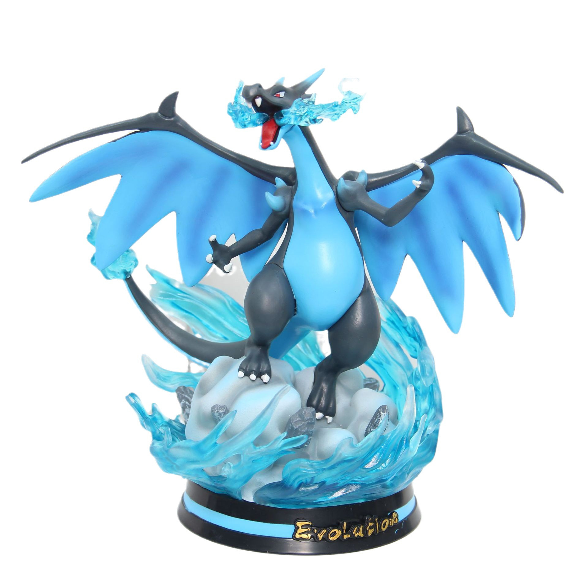 Pokemon Mega Charizard X GK Figure Statue With Light Effect