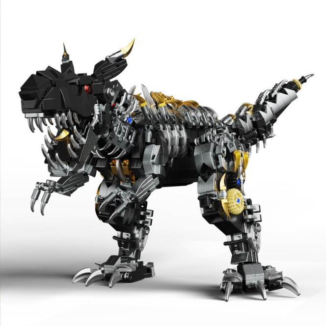 Mechanical Tyrannosaurus Rex Jurassic Custom Brick Building Kit