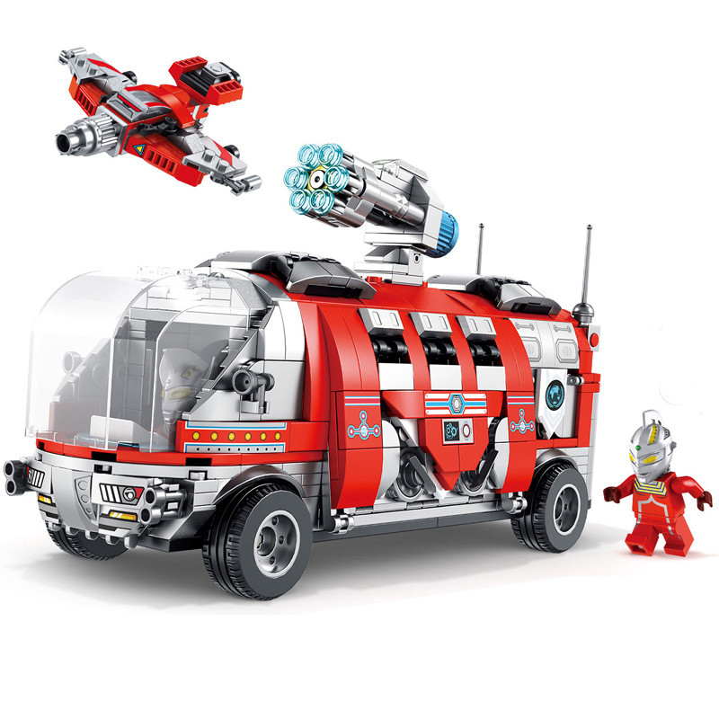 Ultraman Mobile Chariot Custom Brick Building Kit